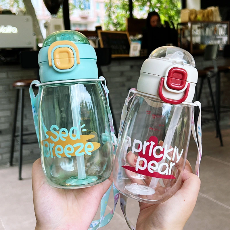 X152-XBD-2020 New Cartoon Cute Children's water Cup, kindergarten double-drinking cup with straw, student Super detail image 15