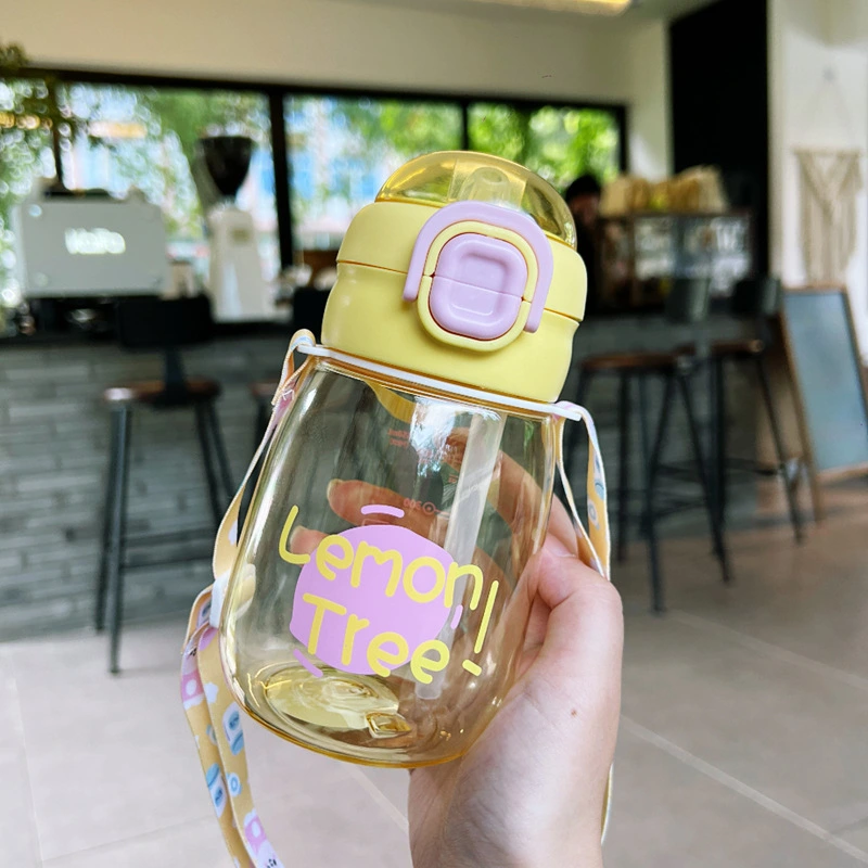 X152-XBD-2020 New Cartoon Cute Children's water Cup, kindergarten double-drinking cup with straw, student Super detail image 9