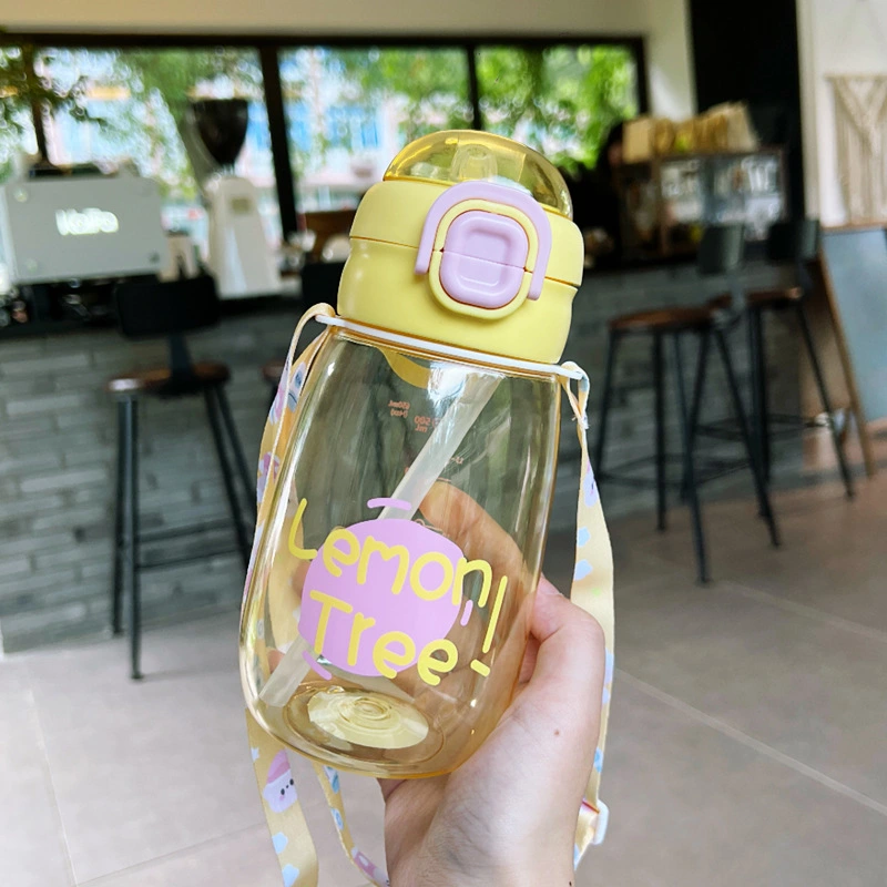 X152-XBD-2020 New Cartoon Cute Children's water Cup, kindergarten double-drinking cup with straw, student Super detail image 3