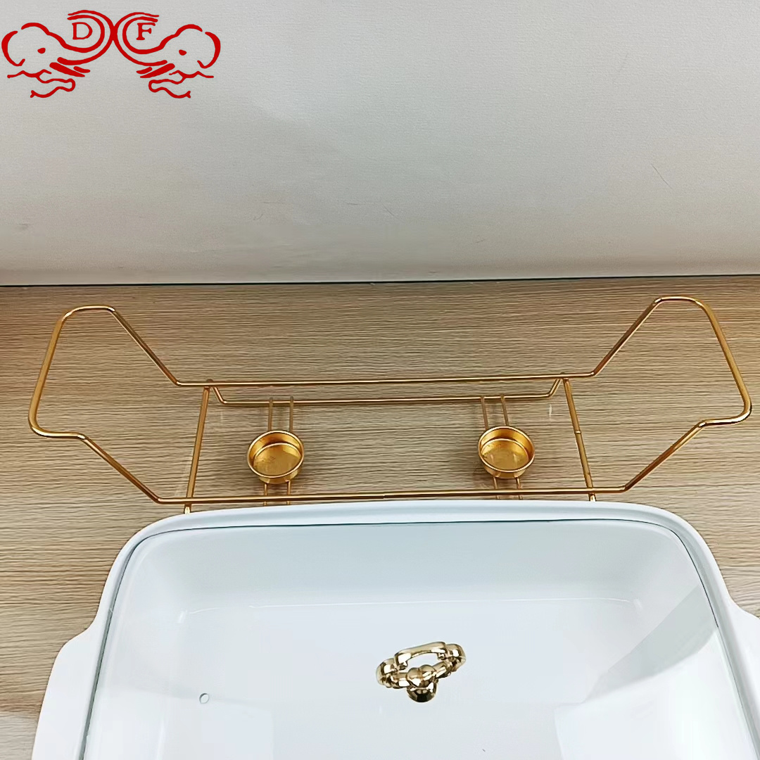 DF99003 Ceramic square heating dry soup pot, Zhuge steamed and Grilled fish plate, vegetable plate, open stove, household alcohol stove, DF TRADINGHOUSE details Picture