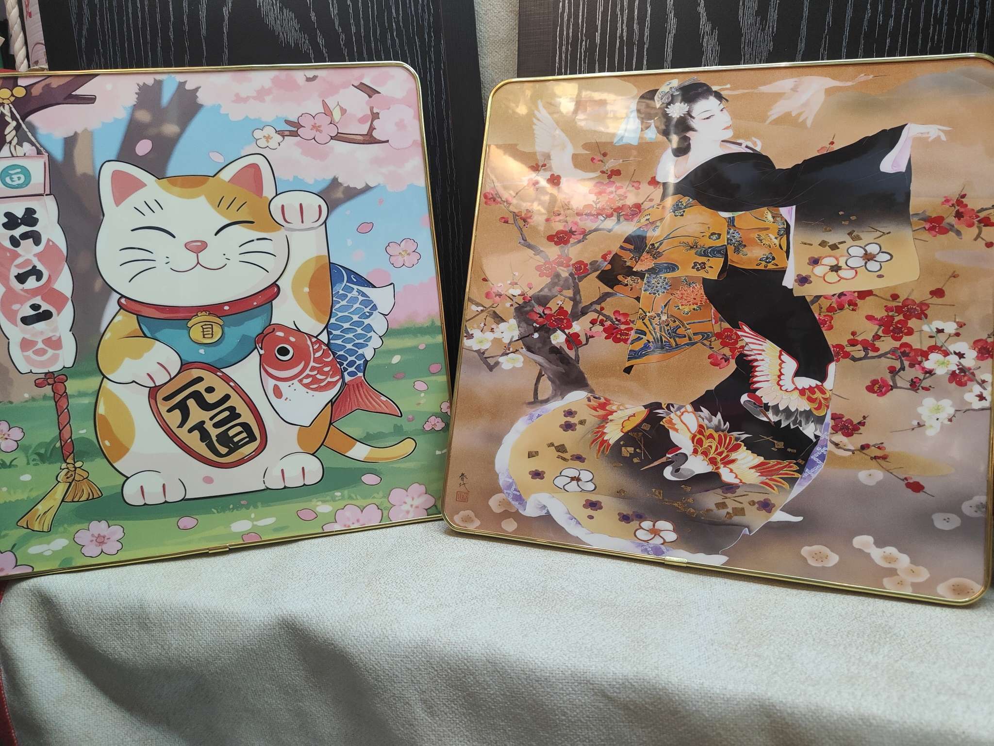 日式密度板摆台可来图定做尺寸30x30详情图5