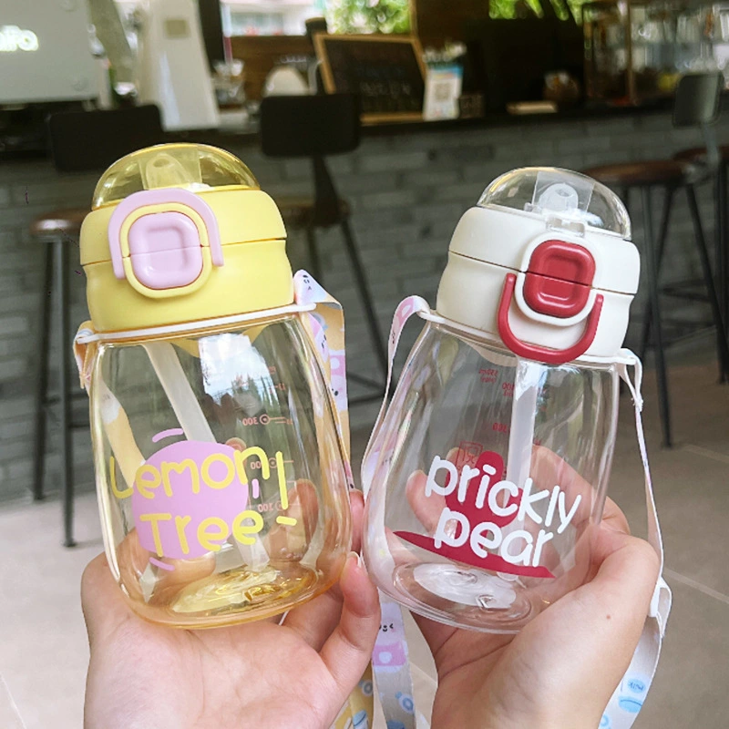 X152-XBD-2020 New Cartoon Cute Children's water Cup, kindergarten double-drinking cup with straw, student Super detail image 4