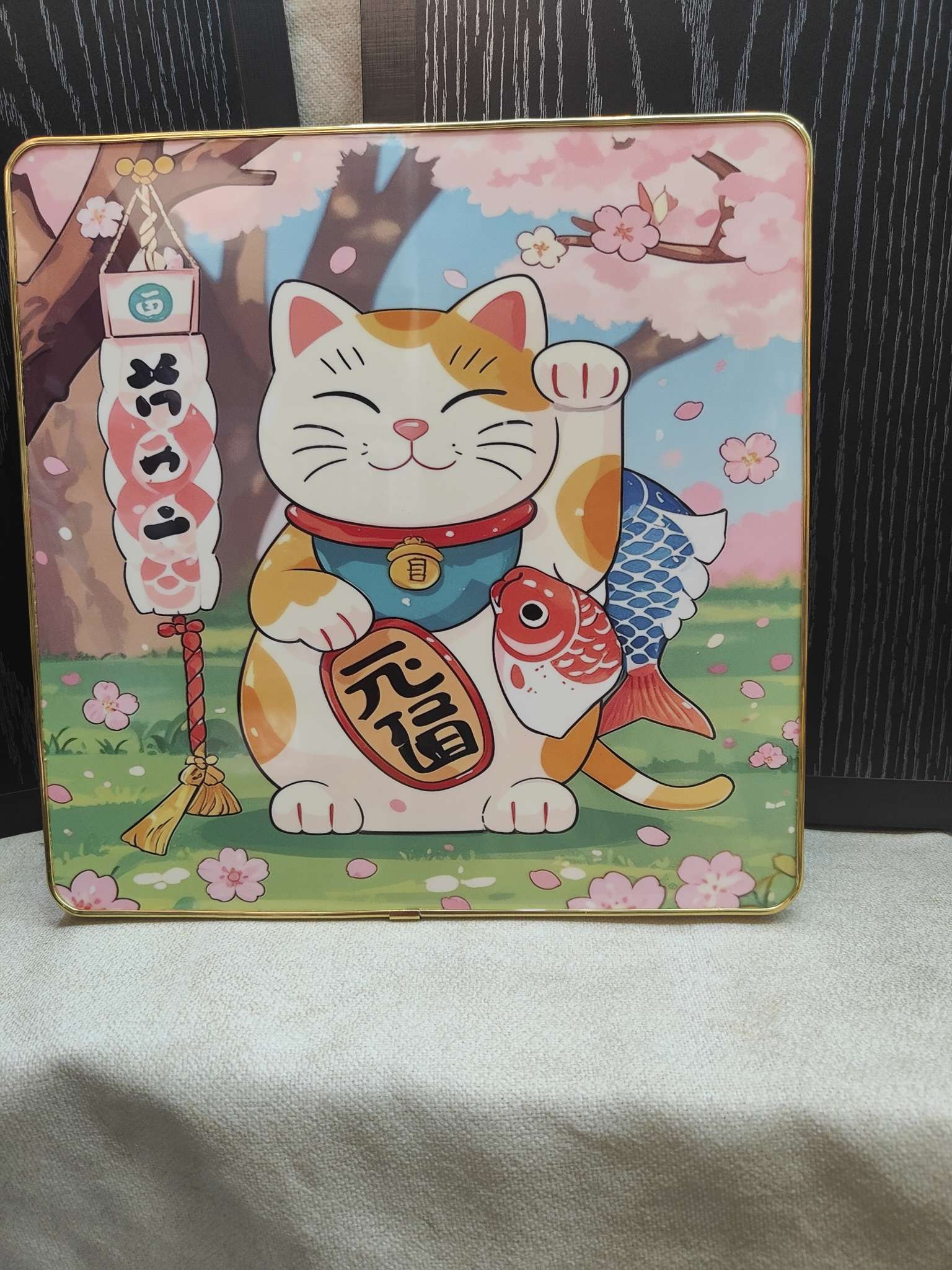日式密度板摆台可来图定做尺寸30x30详情图4
