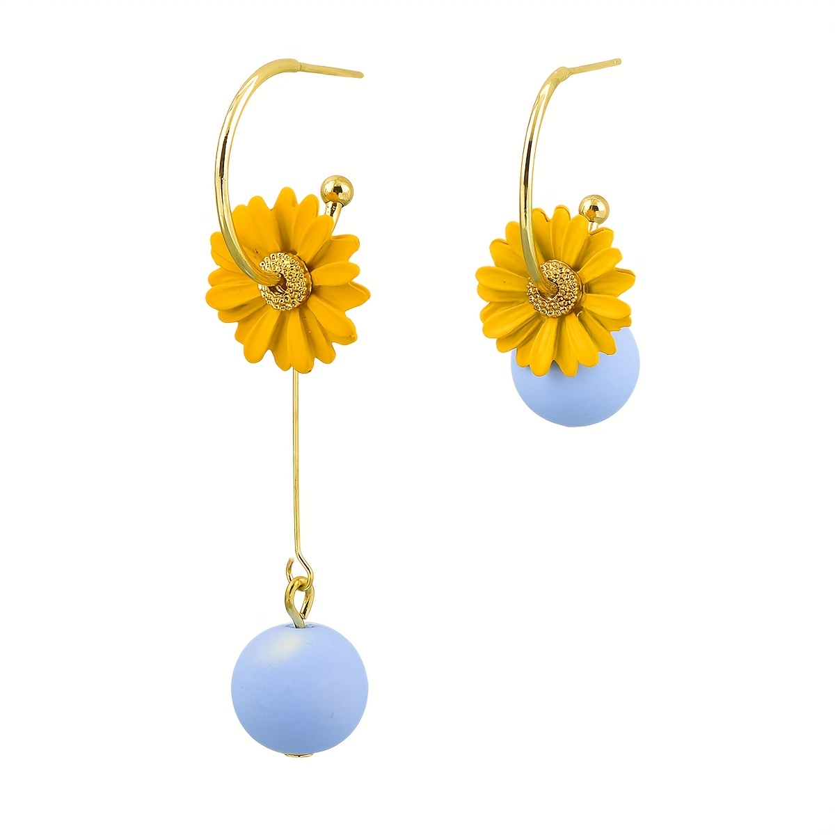 饰品/钛钢耳钉/耳环/耳饰/圆形耳钉白底实物图