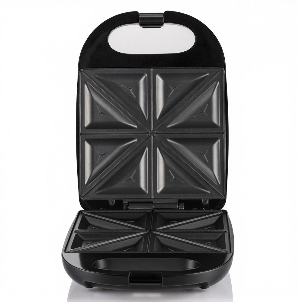 RAF European rules cross-border home breakfast machine deep groove sandwich machine automatic double-sided heating electric baking pan Specification drawing