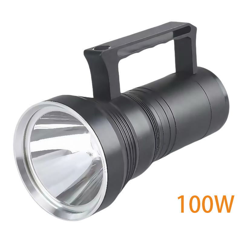 KK-ST006款LED手提灯强光远射 多功能户外露营巡逻手电筒 铝合金探照灯图