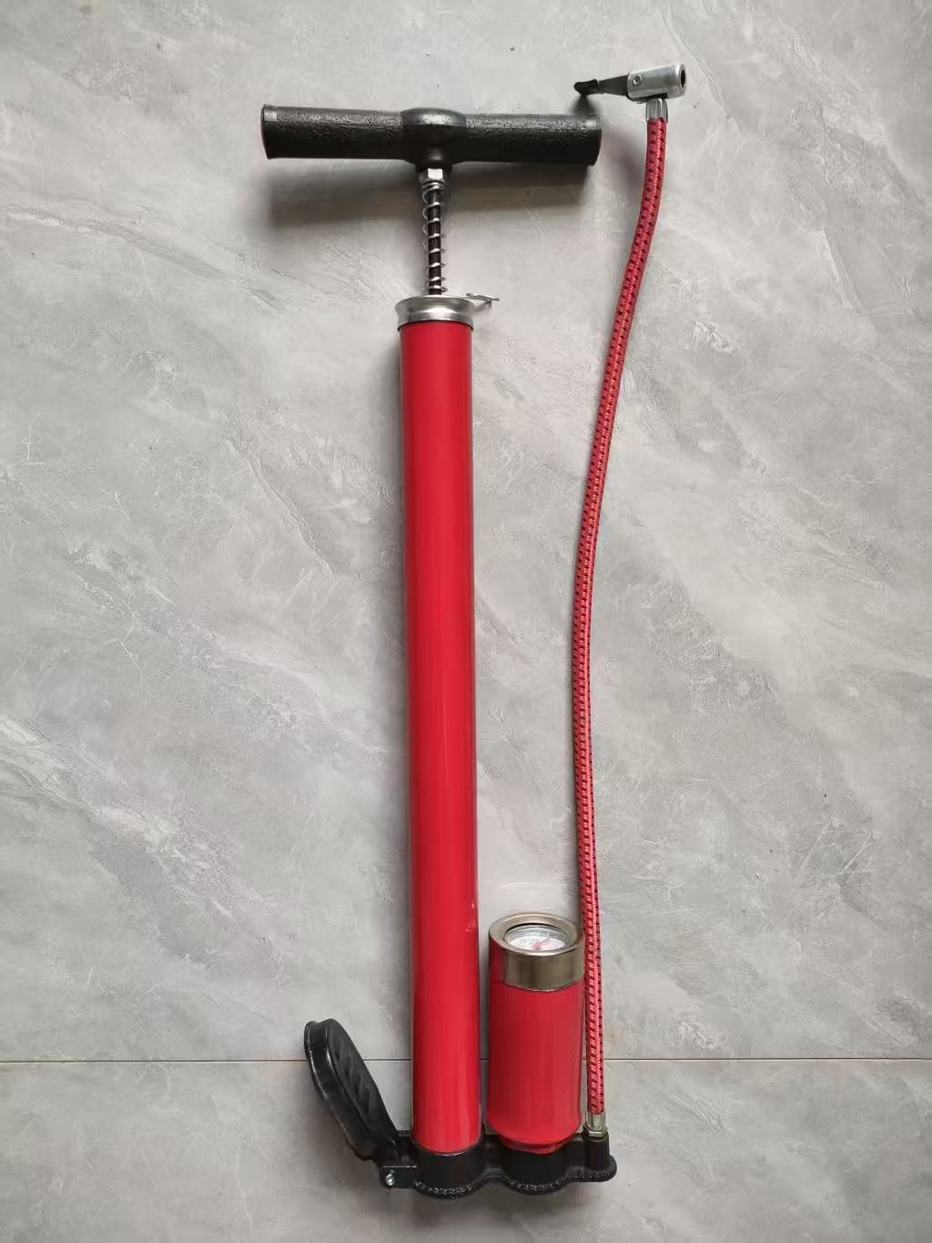 General merchandise air pump portable pump foot pump hand push pump tire balloon Specification drawing