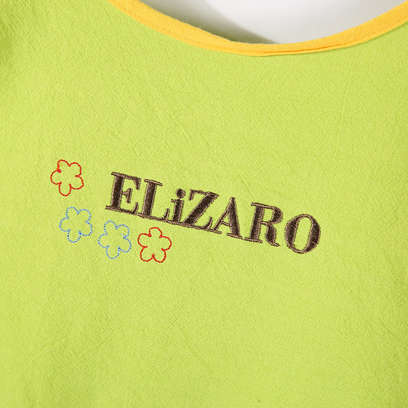 韩版时尚布艺可爱厨房卡通反穿背心成人全棉围裙无袖坎肩防污烘焙花艺画画工作服详情5