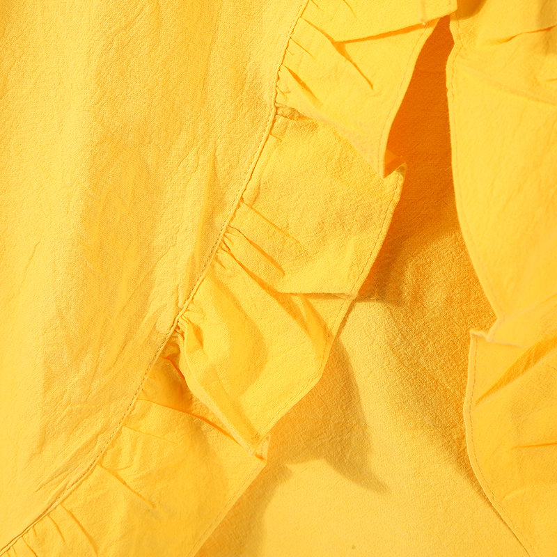 韩版时尚布艺可爱厨房卡通反穿背心成人全棉围裙无袖坎肩防污烘焙花艺画画工作服详情8