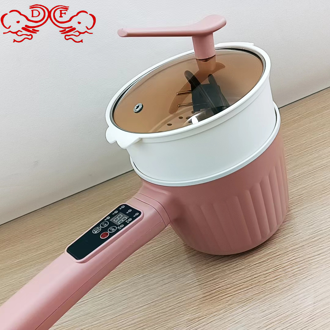 DF99315 electric cooking pot, small multi-functional small electric cooking pot, steaming and cooking integrated dormitory pot, non-stick pot, electric hot pot, DF TRADINGHOUSE Item Picture
