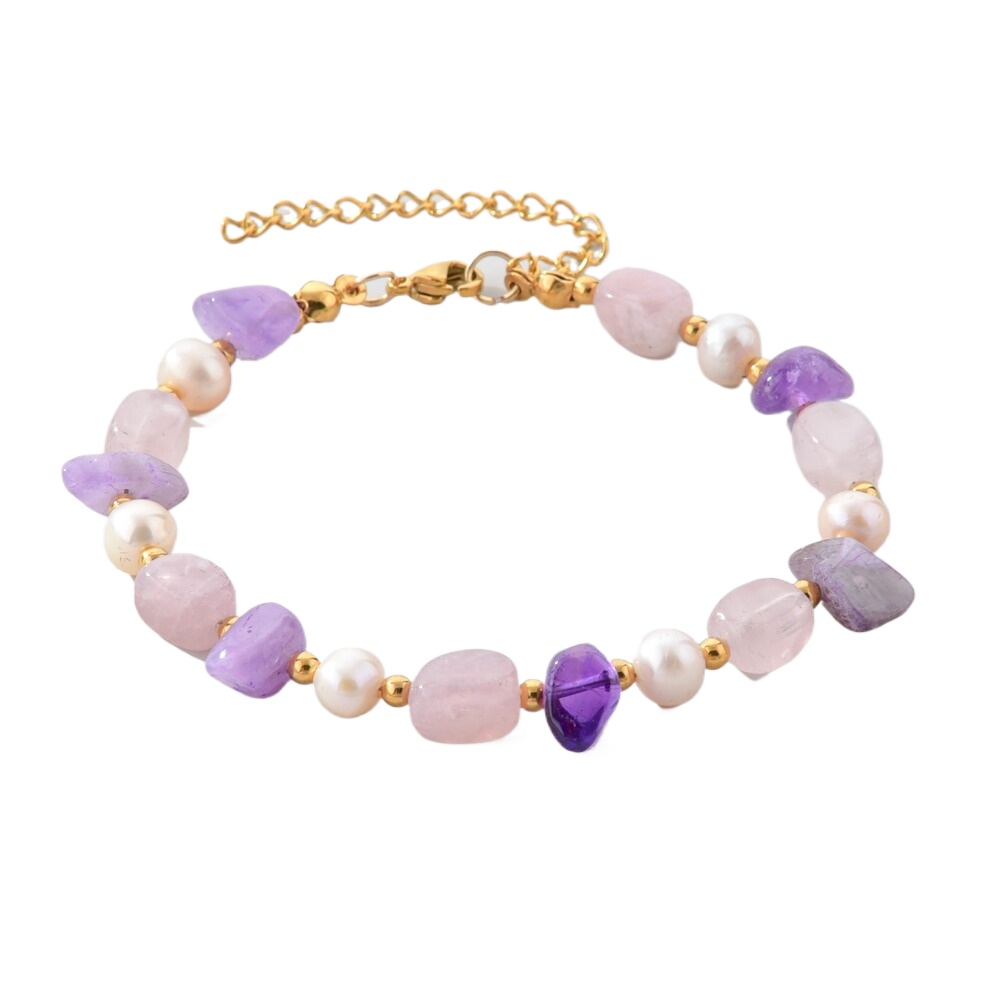 手链/水晶/饰品/水晶手串/水晶手链白底实物图