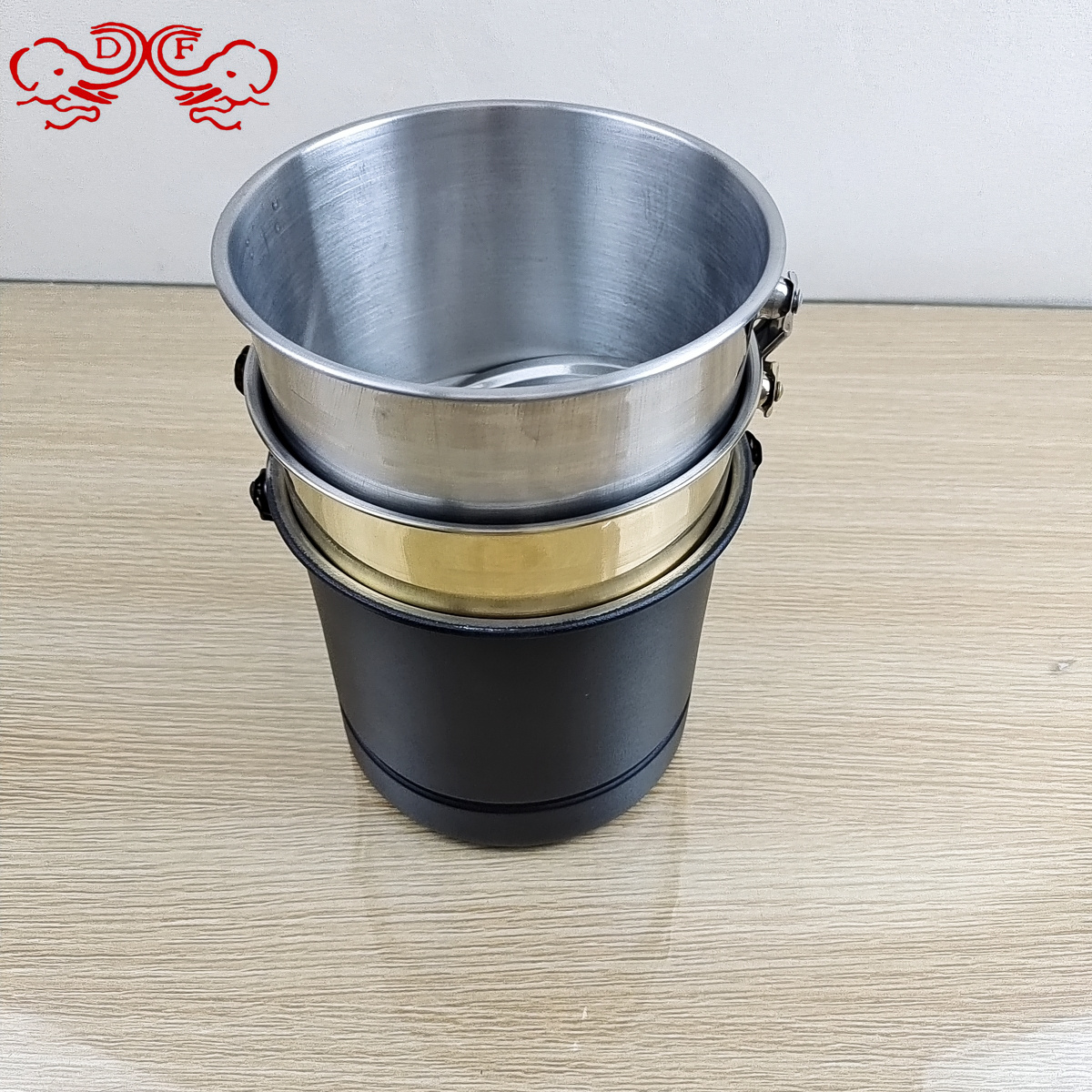 DF68372加厚不锈钢家用冰块桶KTV冰镇香槟啤酒手提小冰桶3L跨境DF TRADING HOUSE