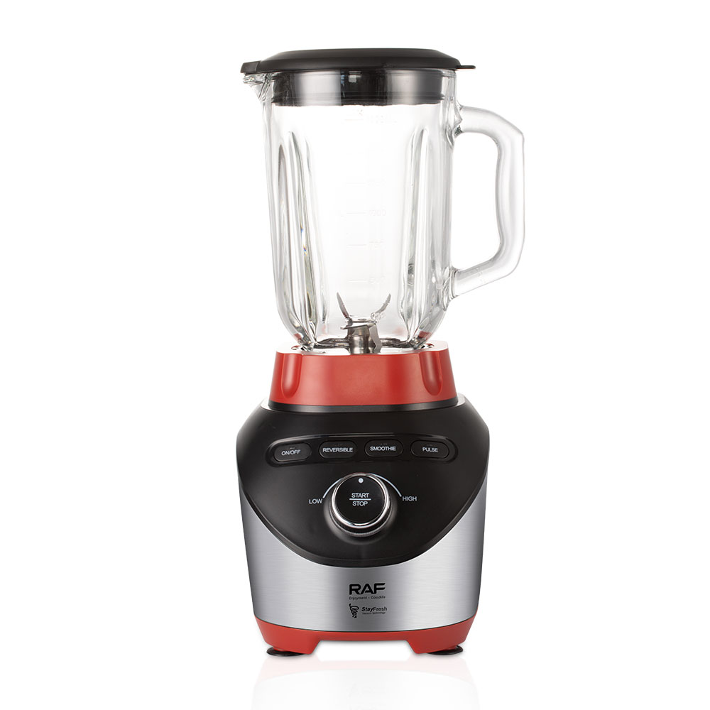 RAF European food machine 1.8L wall breaking machine two-in-one fruit and vegetable juicer Household multi-functional glass juicer Specification drawing