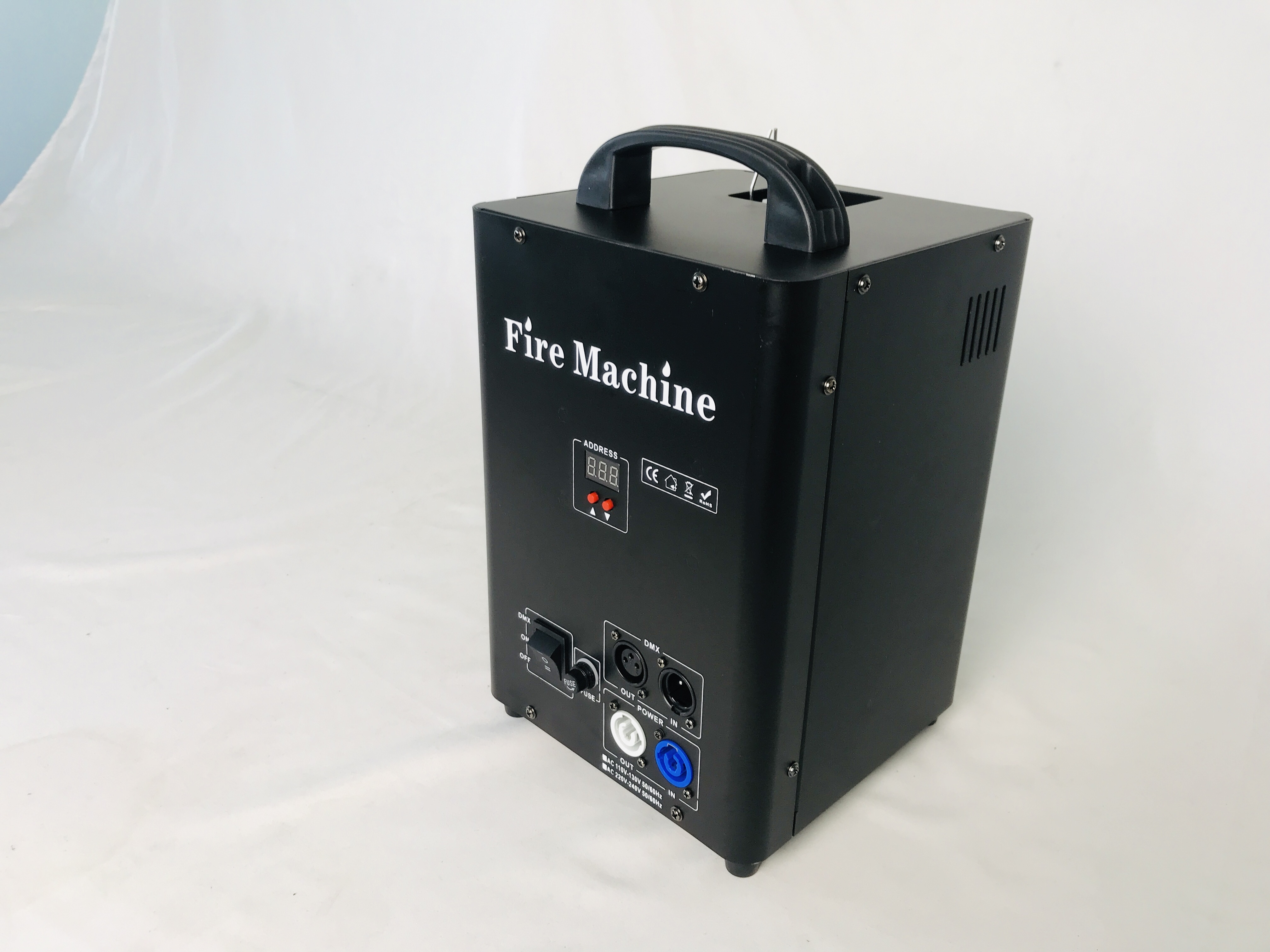 2025 Factory new Stage performance DMX512 control sprinkler concert music festival performance atmosphere special effects flame machine High pressure fire column machine fire machine Specification drawing