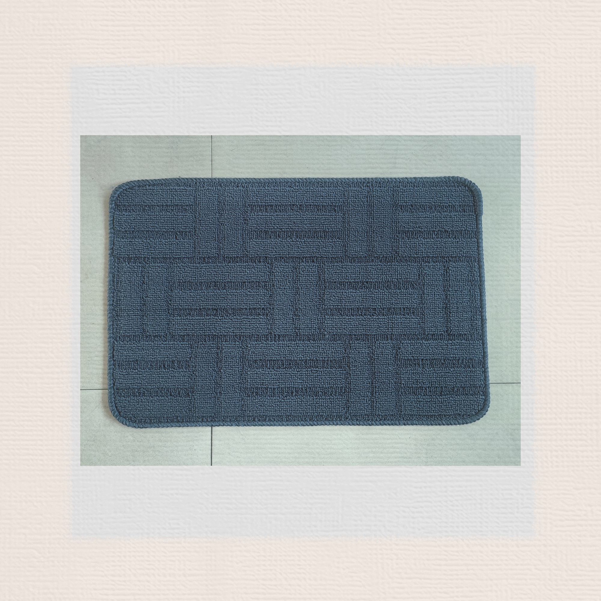 New plain high and low loop velvet floor MATS, anti-slip floor MATS, polypropylene foot MATS, indoor MATS, home MATS, and popular export floor MATS in 5 colors, good quality, anti-slip size 38*58CM Item Picture