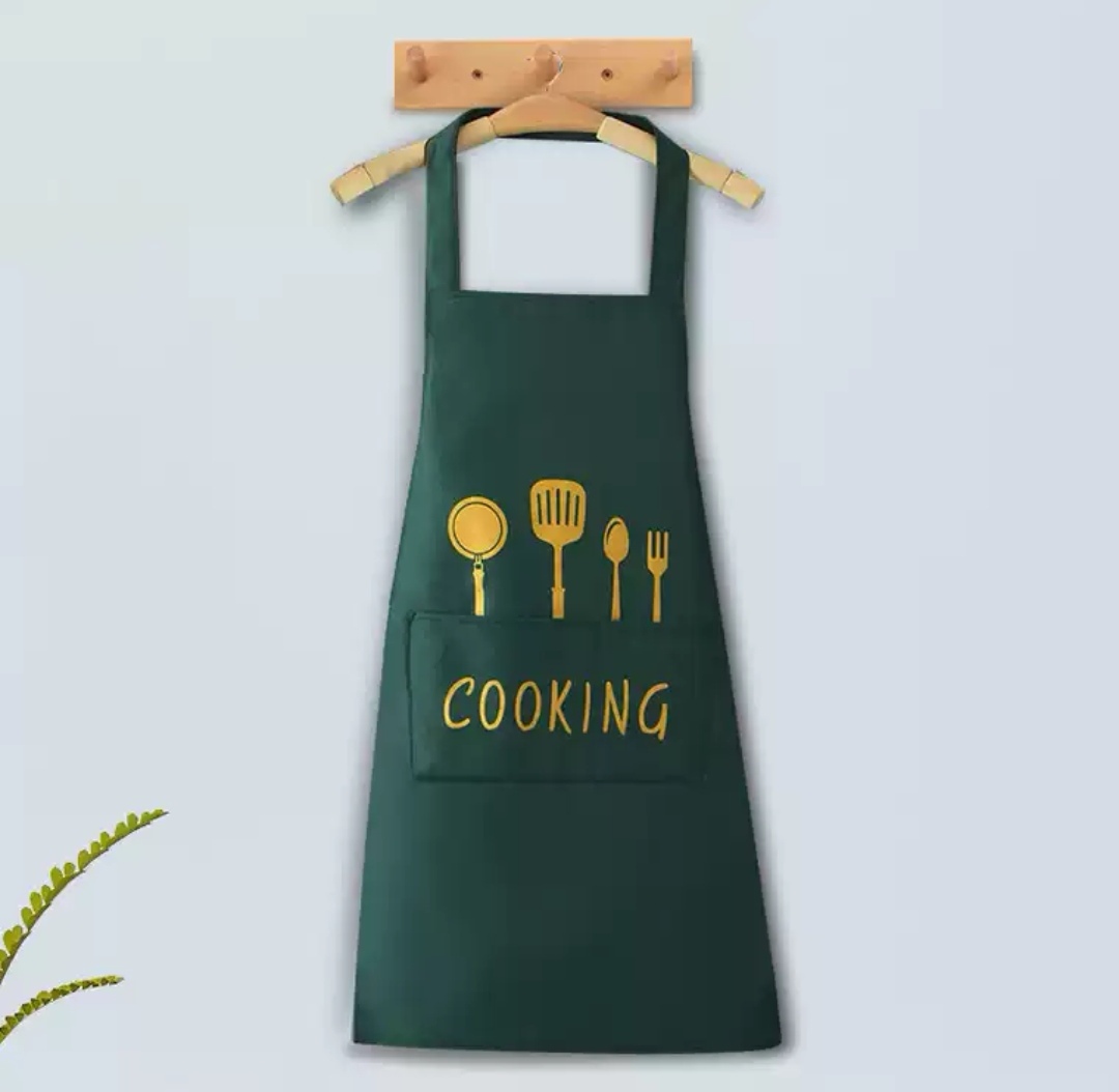 围裙/套袖/劳保用品/围裙女士无袖韩版/围裙防水白底实物图