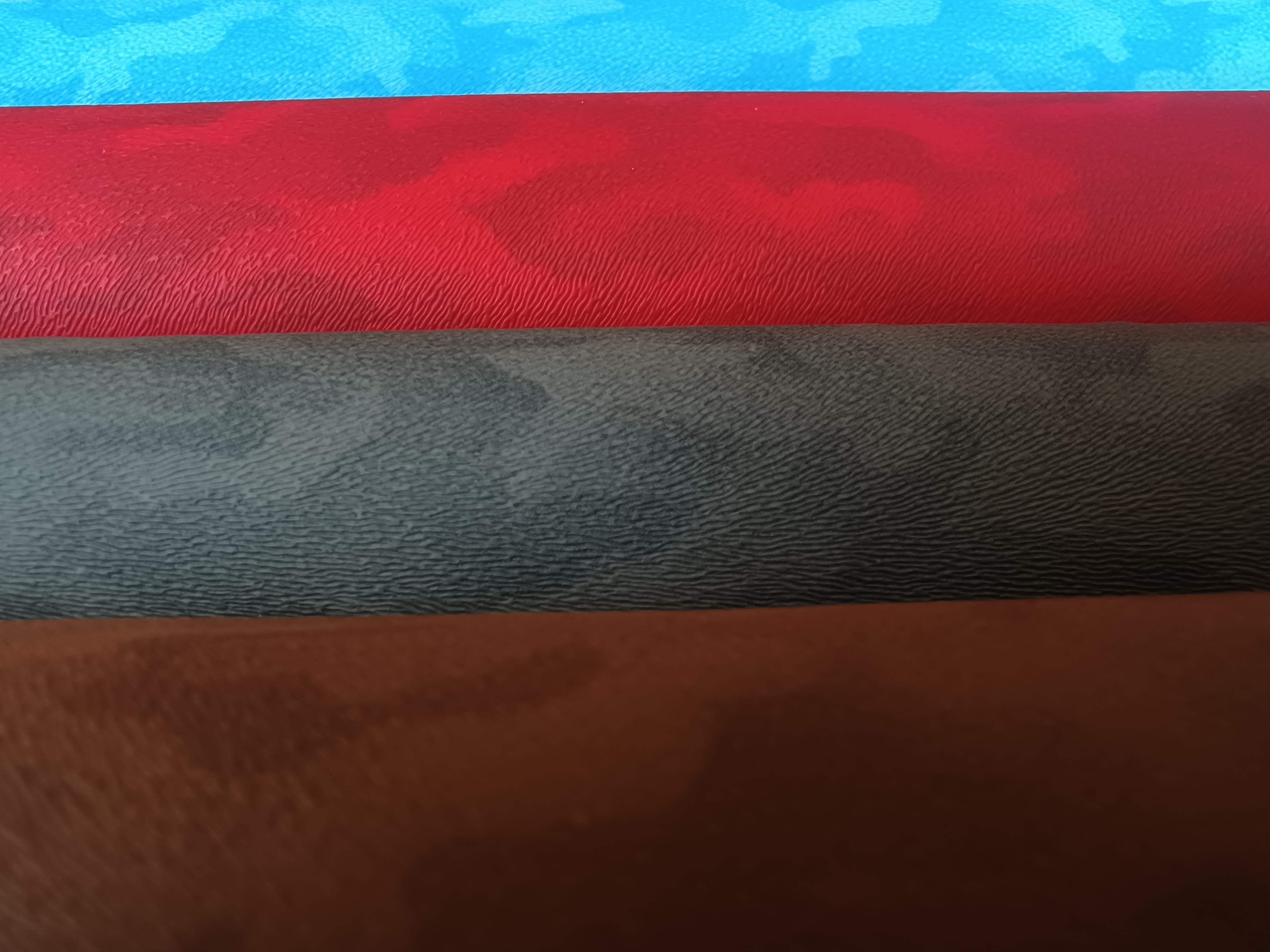 人造革/皮革面料/贴面/大荔枝/荔枝纹白底实物图