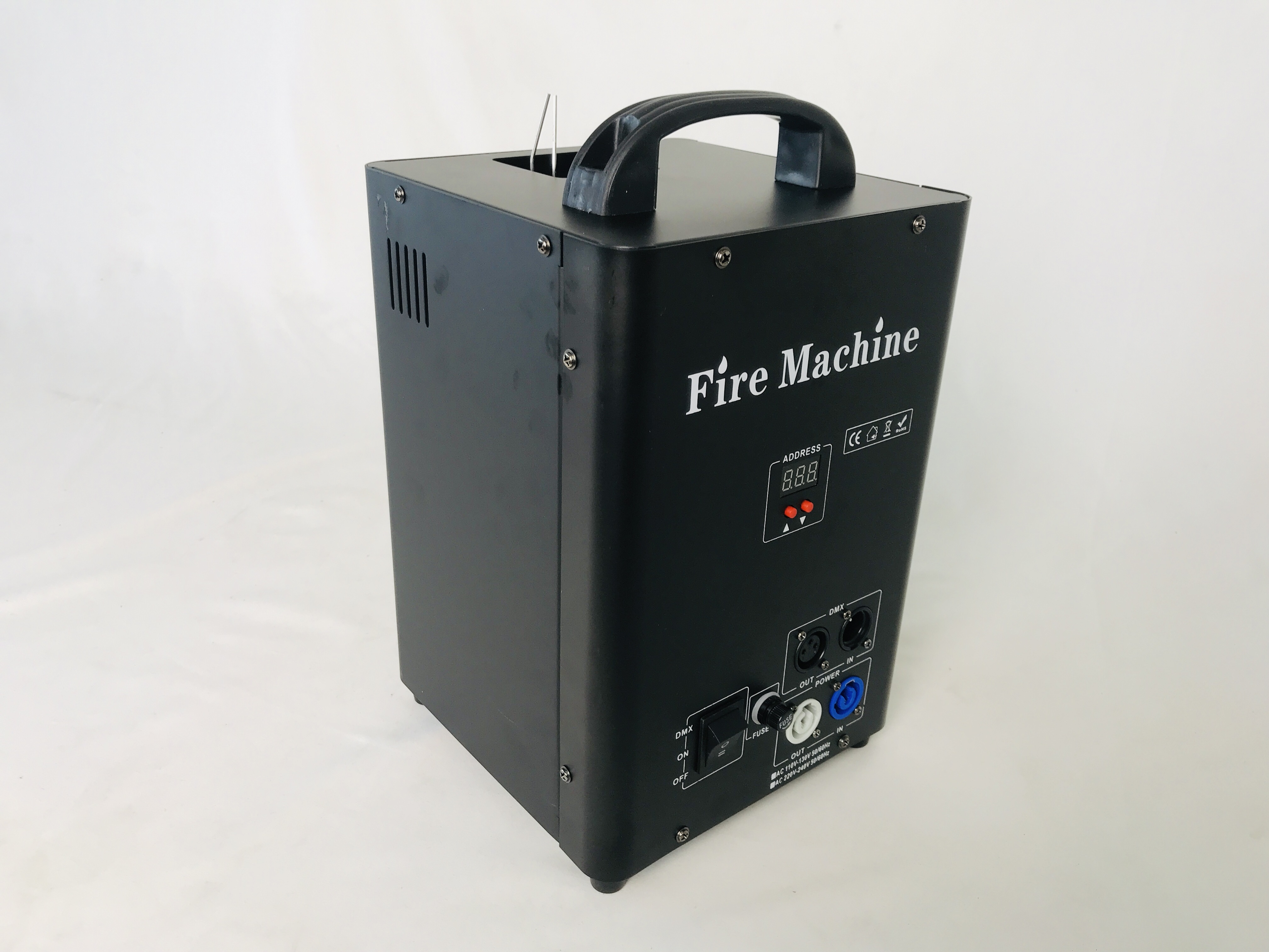 2025 Factory new Stage performance DMX512 control sprinkler concert music festival performance atmosphere special effects flame machine High pressure fire column machine fire machine details Picture