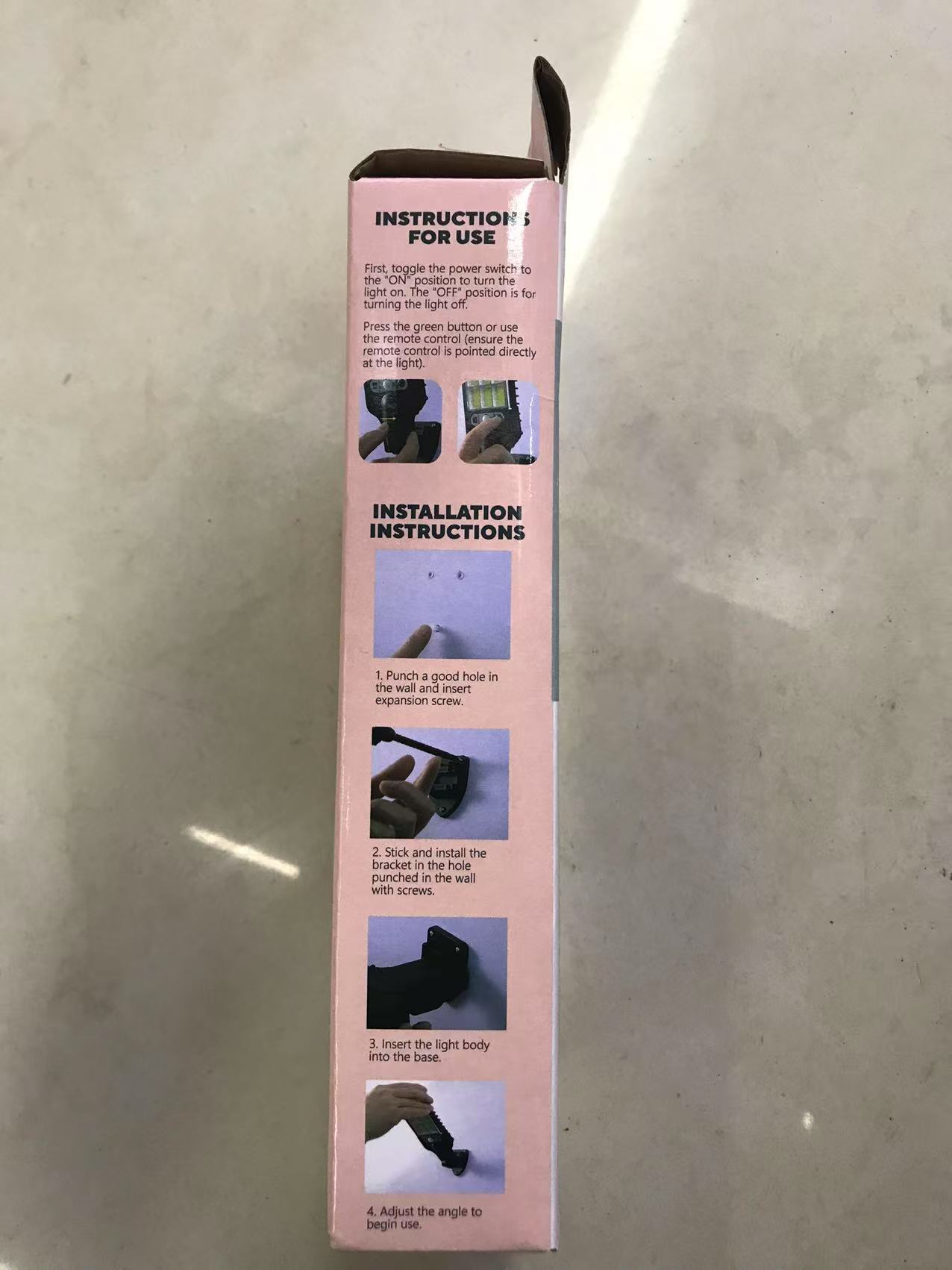 New cross-border outdoor solar street lamps, human-sensing courtyard waterproof garden lamps, light strips, remote control LED wall lamps Application Scenario