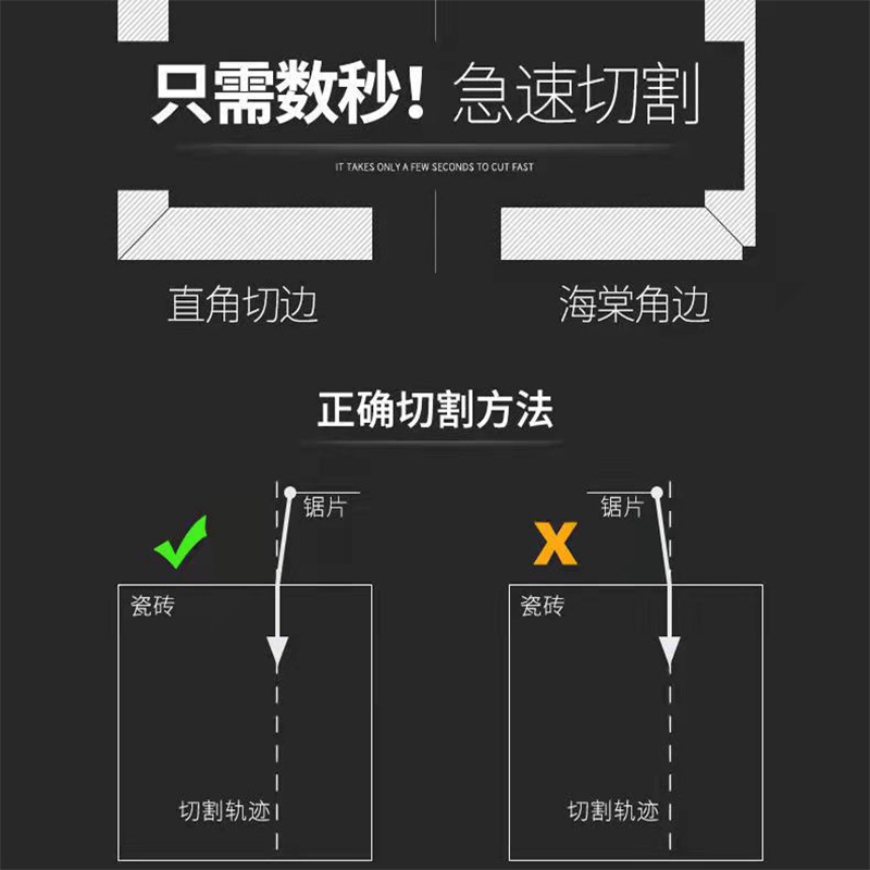 瓷砖倒角器45度对角云石切割机便携导角板海棠角多功能贴瓷砖工具细节图