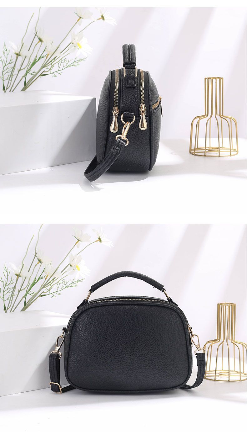 包包女2025女士新款软皮包包妈妈包多层百搭单肩斜跨包中年妈妈包背包详情图4