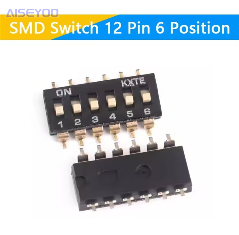 The dip switch moves the flat dip patch/plug at the 1/2P/3/4P/5P/6P/8P positions with a 2.54mm gold-plated pin pic 17