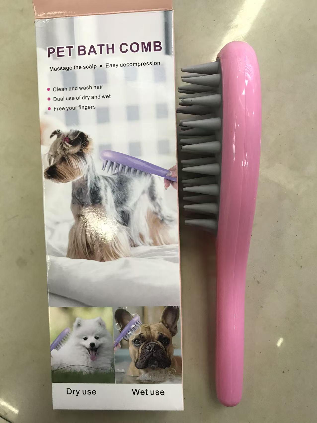 Cat hair comb, special comb for pet hair, dog comb, cat hair removal, dog hair cleaning and hair removal, no-bath brush Application Scenario