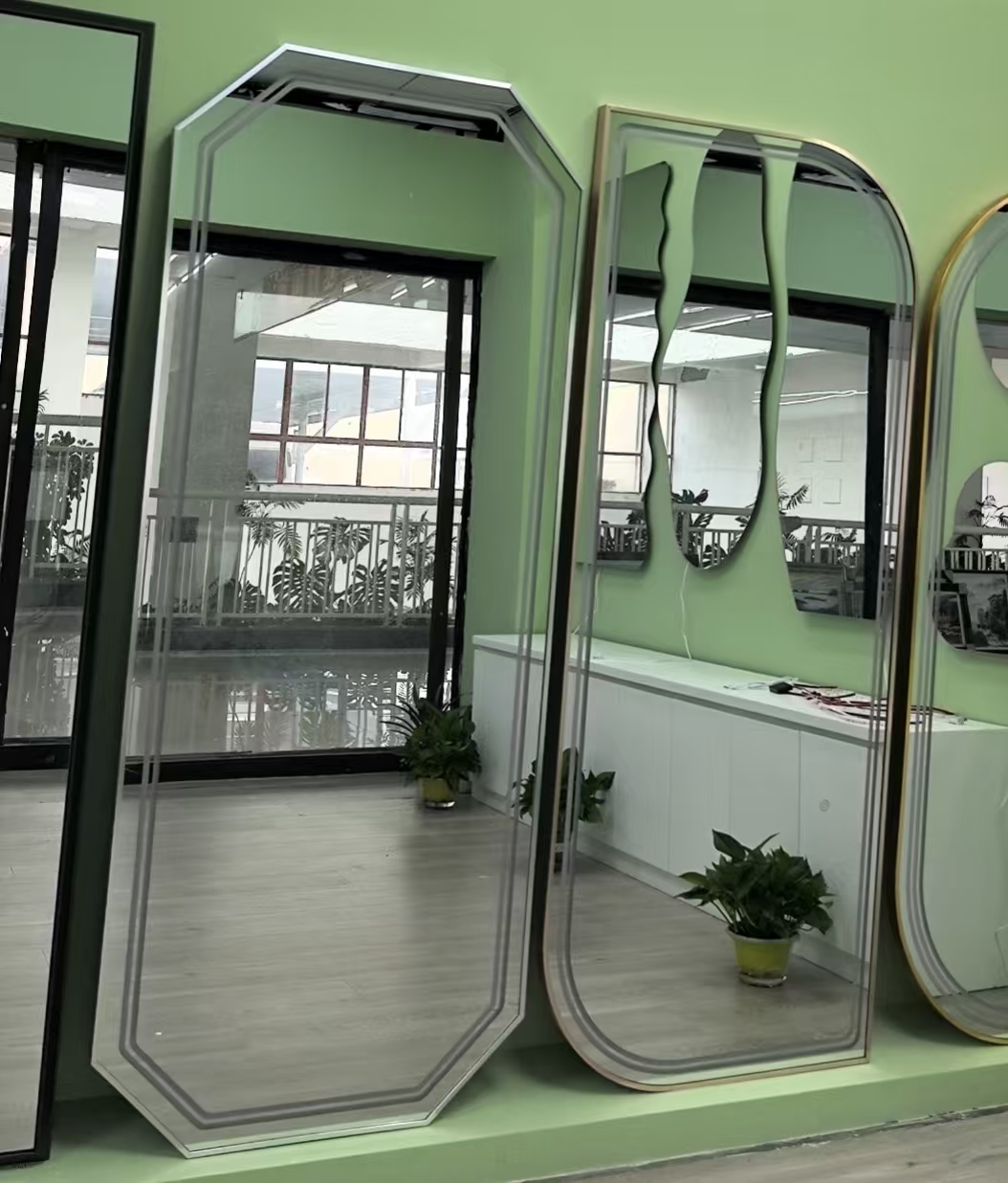 落地镜试衣镜全身镜 高清墙上全身镜子 墙壁全身镜 家用大镜子 防雾防水耐磨