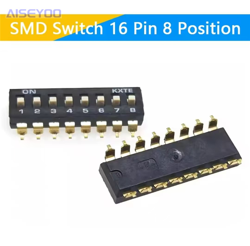 The dip switch moves the flat dip patch/plug at the 1/2P/3/4P/5P/6P/8P positions with a 2.54mm gold-plated pin pic 18