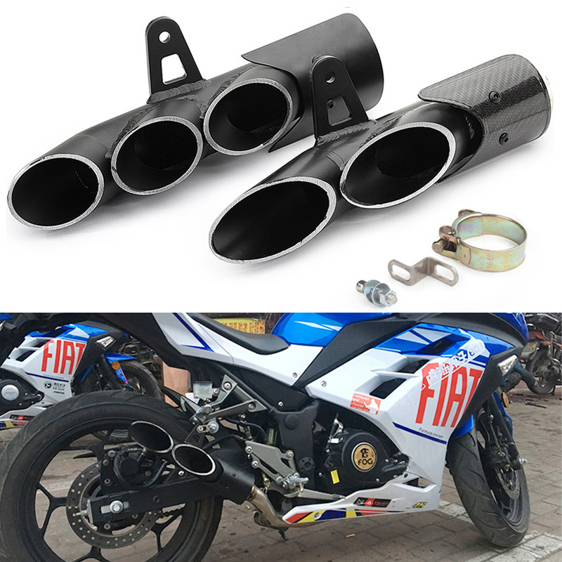 The general exhaust pipe for motorcycle sports cars, the "Little Ninja R6", is a multi-hole and large-displacement street-blowing exhaust pipe with direct exhaust to TOCE details Picture