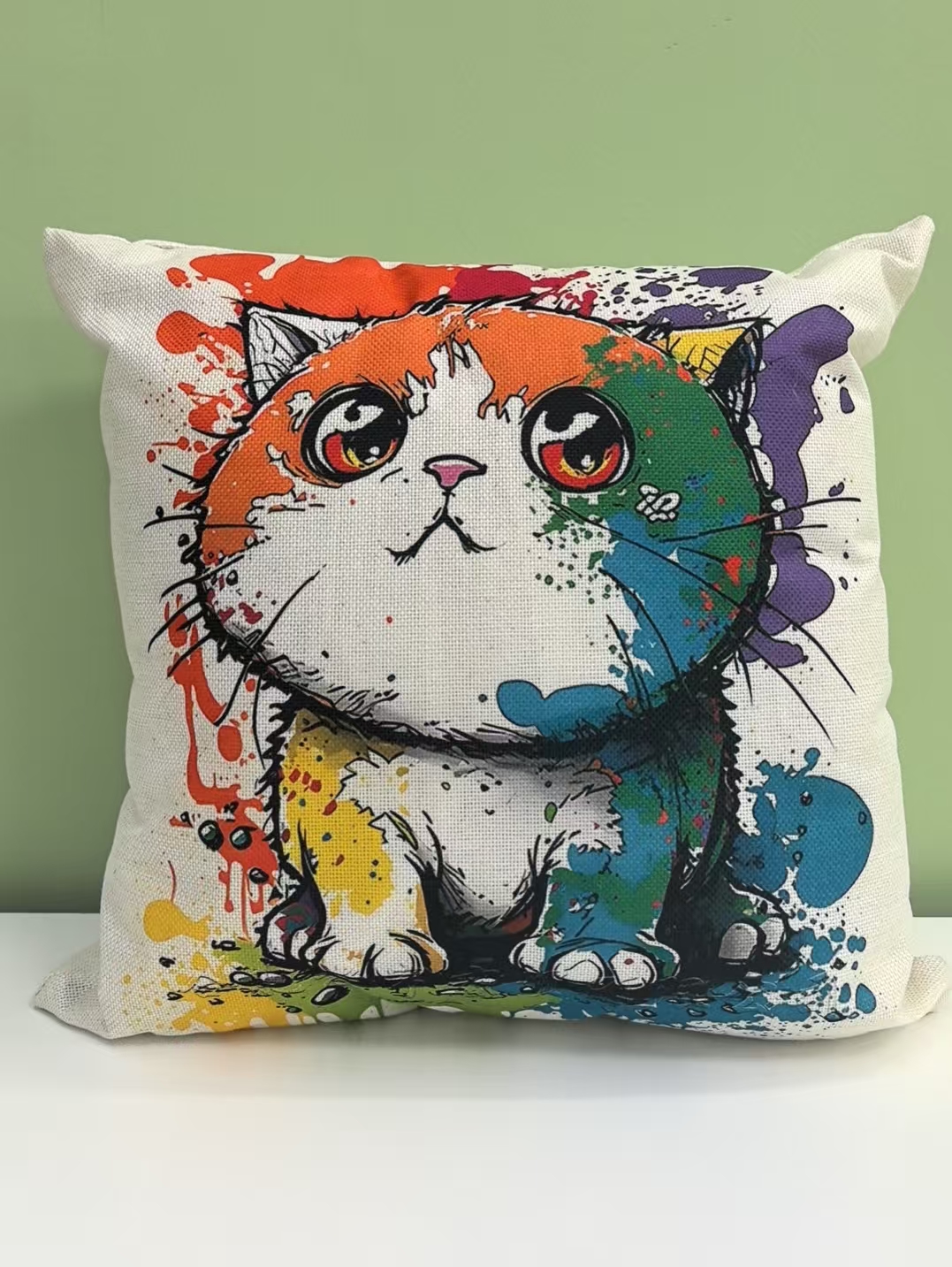 棉麻抱枕一体靠垫套沙发用品 枕套可拆洗 家居装饰抱枕舒适度详情1