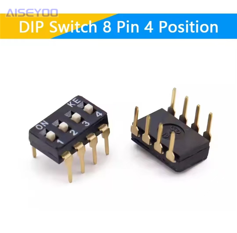 The dip switch moves the flat dip patch/plug at the 1/2P/3/4P/5P/6P/8P positions with a 2.54mm gold-plated pin pic 8
