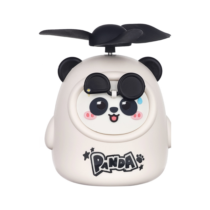 W51-9230P New cute Panda Mini Fan, usb charging, portable and adorable student fan Item Picture