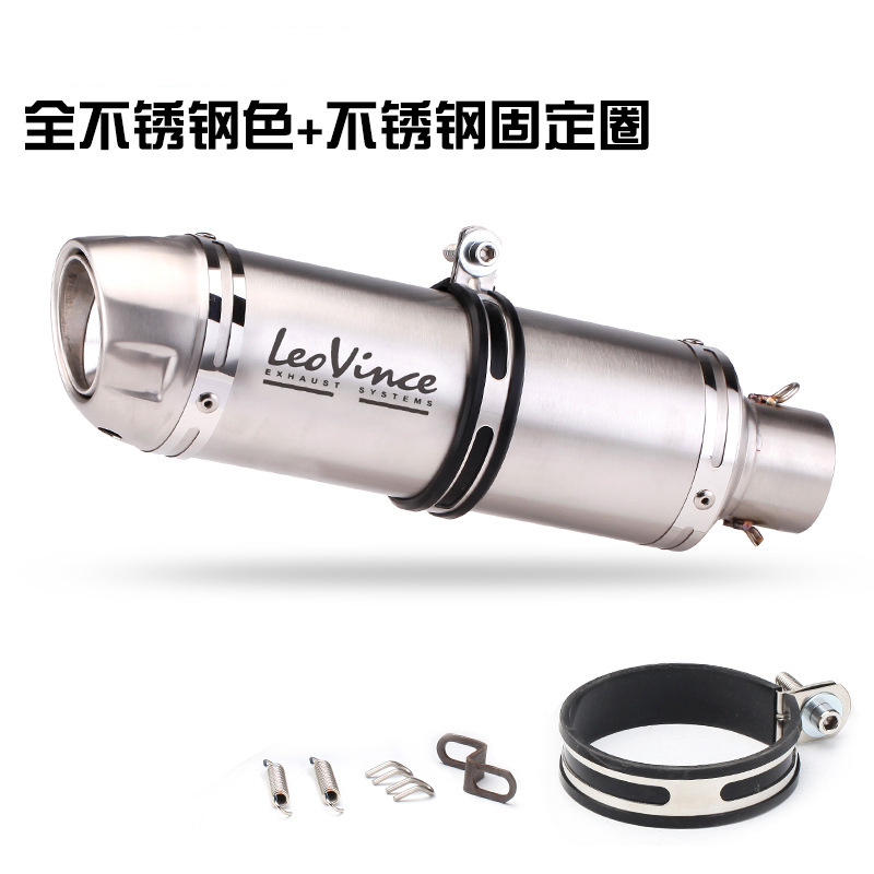 The LeoVince exhaust pipe for motorcycles is suitable for the tailpipes of most vehicle models Item Picture