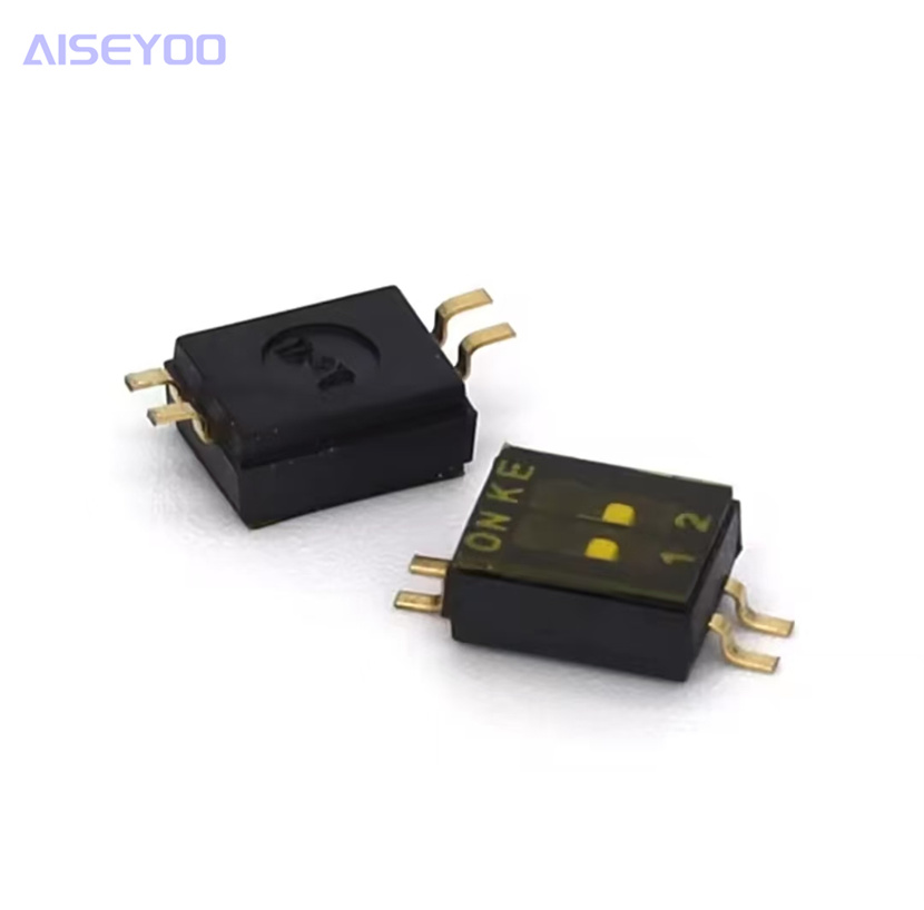 1.27mm pitch dip switch surface mount black gold-plated flat dip code switch 1P, 2P, 3P, 4P, 5P, 6P, 8P, 10P Specification image