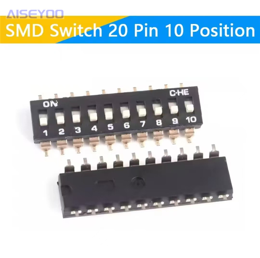 The dip switch moves the flat dip patch/plug at the 1/2P/3/4P/5P/6P/8P positions with a 2.54mm gold-plated pin pic 19