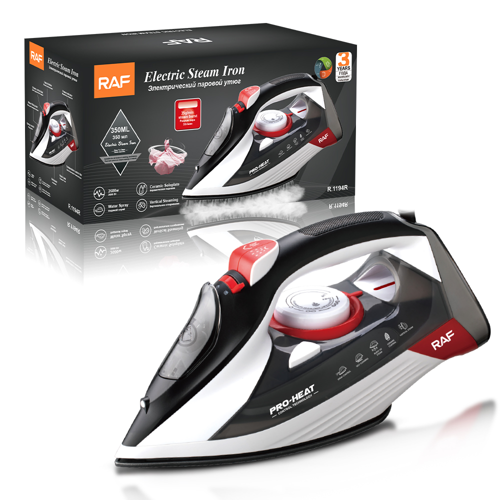 RAF cross-border exclusive European and American standard household steam irons, high-power handheld irons for ironing clothes Specification drawing