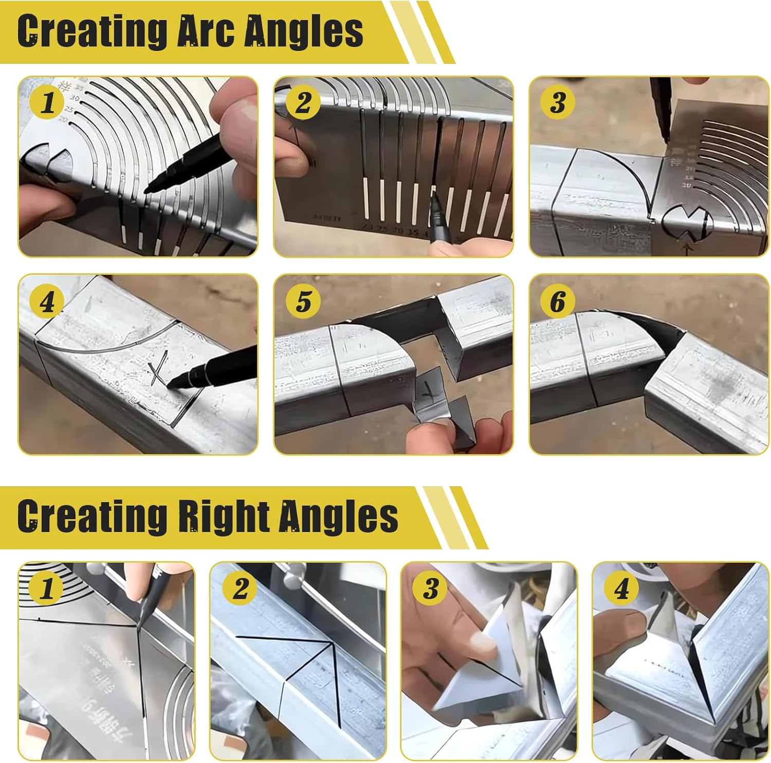 Angle and Arc Marking Tool, Linear Arc Dual Marking Tool, Line Drawing Tool Specification drawing