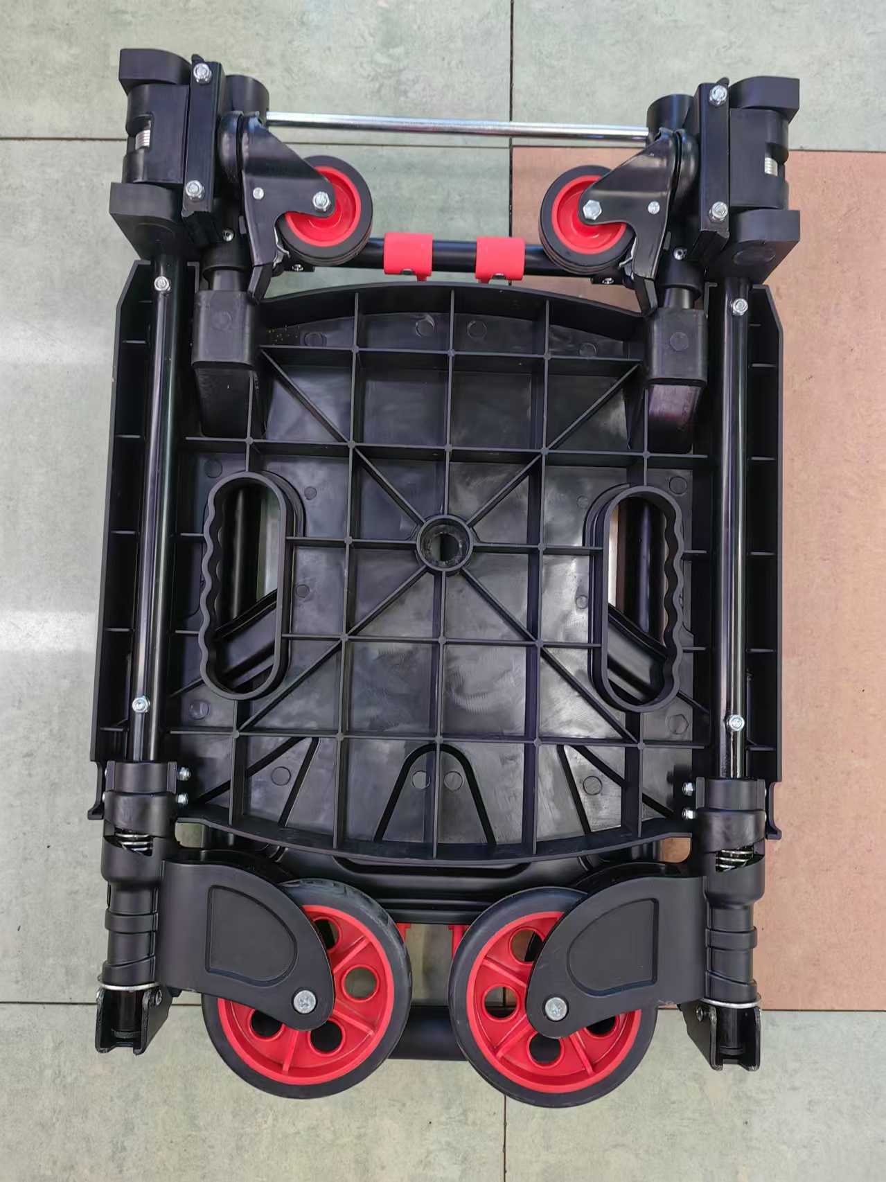 家用静音折叠平板车便携小手推车手拉车搬运车拉货推货拖车多功能细节图