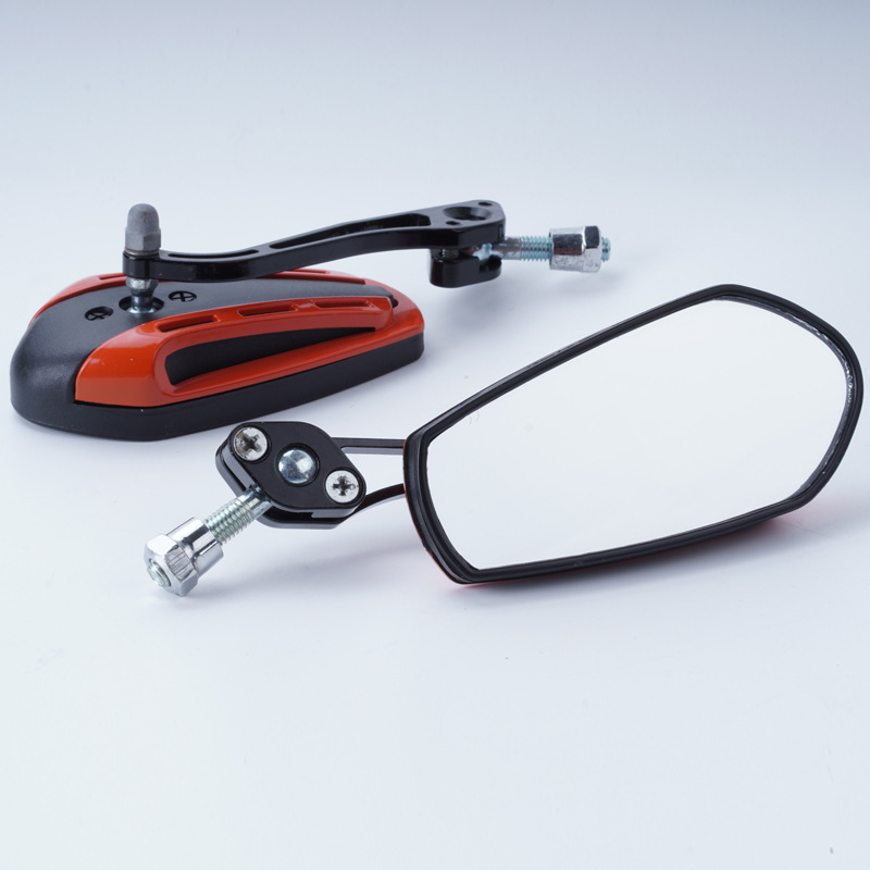 Universal rearview mirror for motorcycles and electric bikes, reflective mirror, wide field of view, reversing, electric bike pedal, rearview mirror, mini version full figure