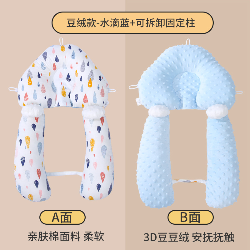 Baby shaping pillow wonder, newborn baby soothing pillow, sleep correction head shape, anti-startle, anti-tilt head, all-season pillow Item Picture