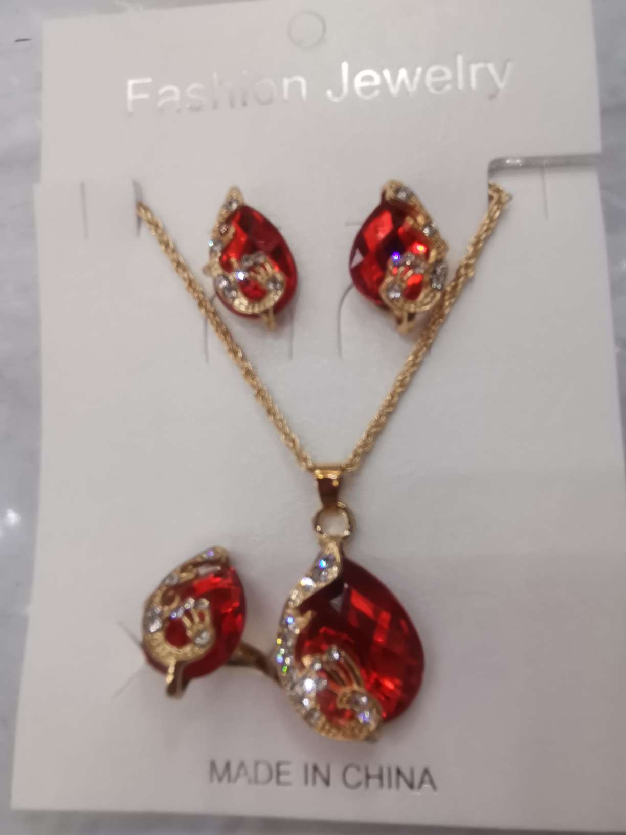 首饰套装实物图