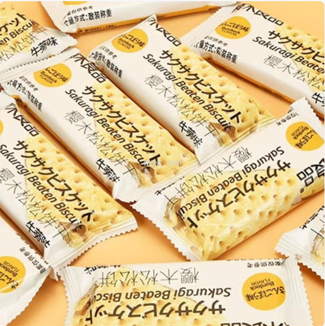 包邮！樱木松松脆饼干牛蒡味200g 活力早晨GONGOLI休闲零食食品详情7