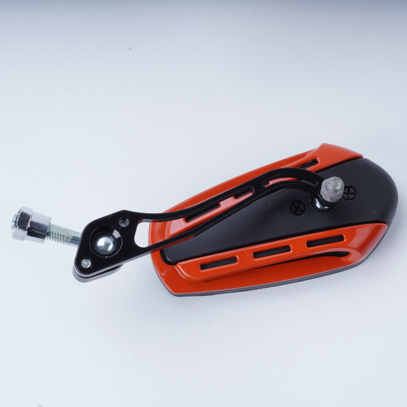 Universal rearview mirror for motorcycles and electric bikes, reflective mirror, wide field of view, reversing, electric bike pedal, rearview mirror, mini version Specification drawing