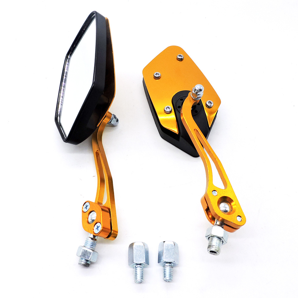 Factory direct sales of motorcycle rearview mirrors, universal mirrors, Qiaoge Ghost Fire electric vehicle rearview mirrors, and reversing assist mirrors are suitable for most models Application Scenario