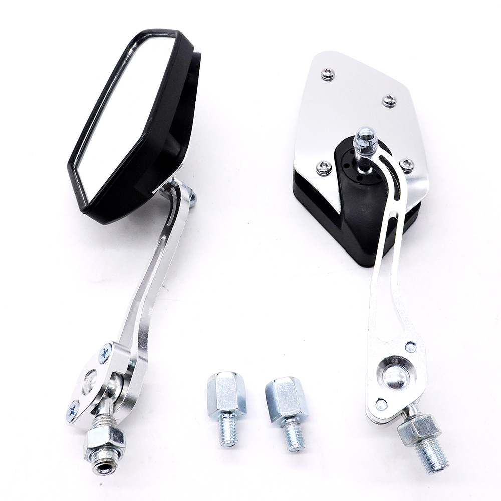 Factory direct sales of motorcycle rearview mirrors, universal mirrors, Qiaoge Ghost Fire electric vehicle rearview mirrors, and reversing assist mirrors are suitable for most models Item Picture