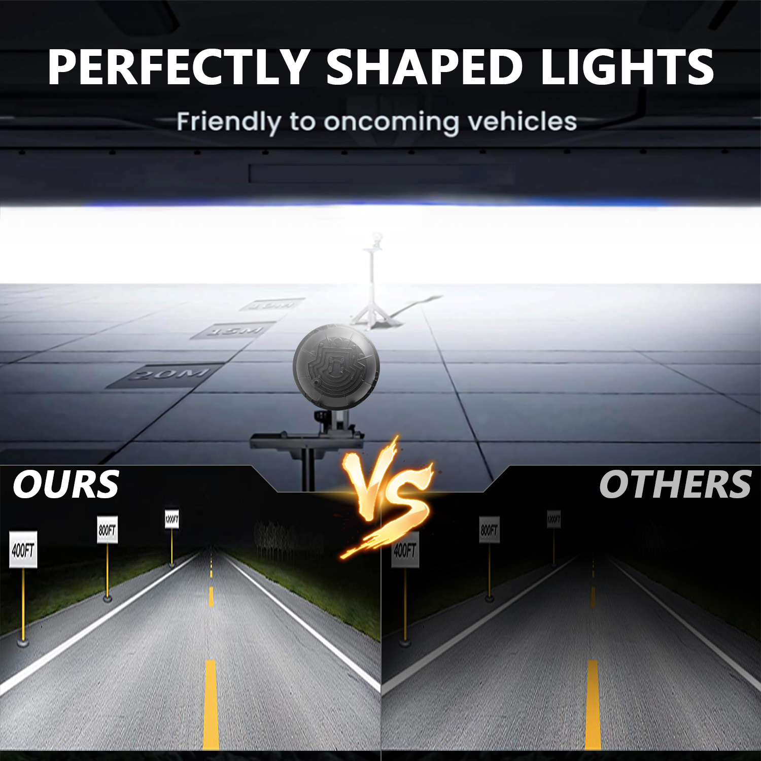 The LED headlights of the Wrangler have been changed to high beams. The 7-inch dual-color yellow light has been shifted to daytime running lights, lens LED lights and spotlights pic 6