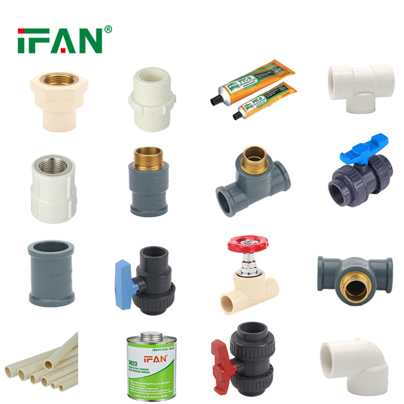 IFAN ASTM 2846 CPVC Ball Valve Plastic PVC Pipe Fittings Item Picture