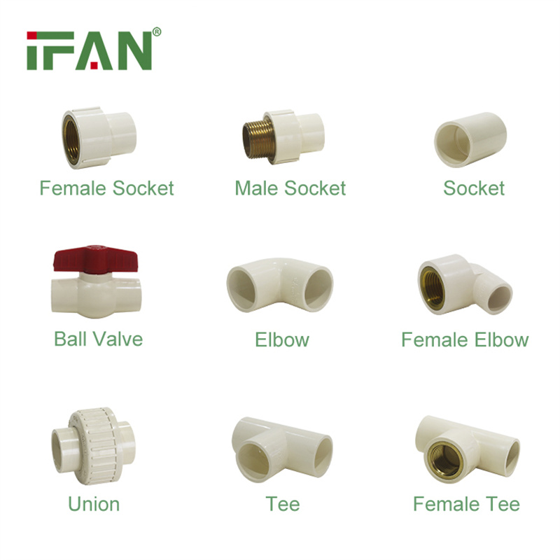 IFAN PVC ASTM Plumbing 45 Degree Elbow CPVC Pipe Fittings Application Scenario