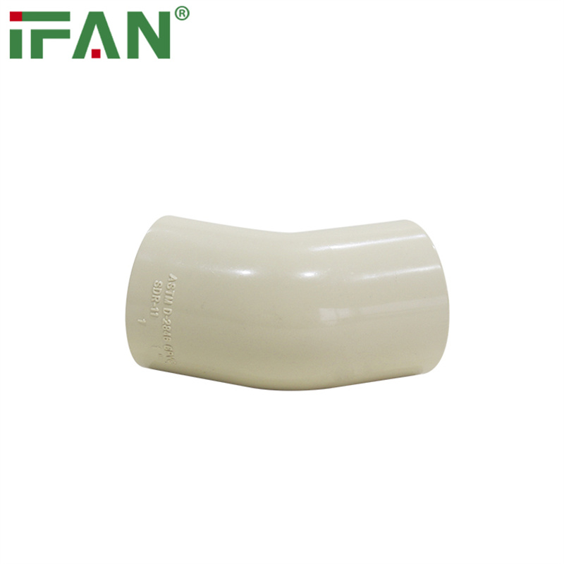 IFAN PVC ASTM Plumbing 45 Degree Elbow CPVC Pipe Fittings Specification image